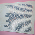 List of artists in the Baltic Open Submission 2020 exhibition